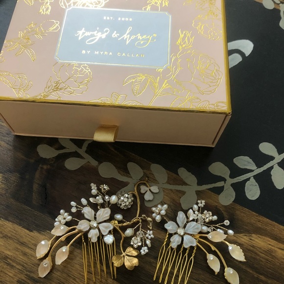 BHLDN Twigs & Honey Hair Combs main image 8